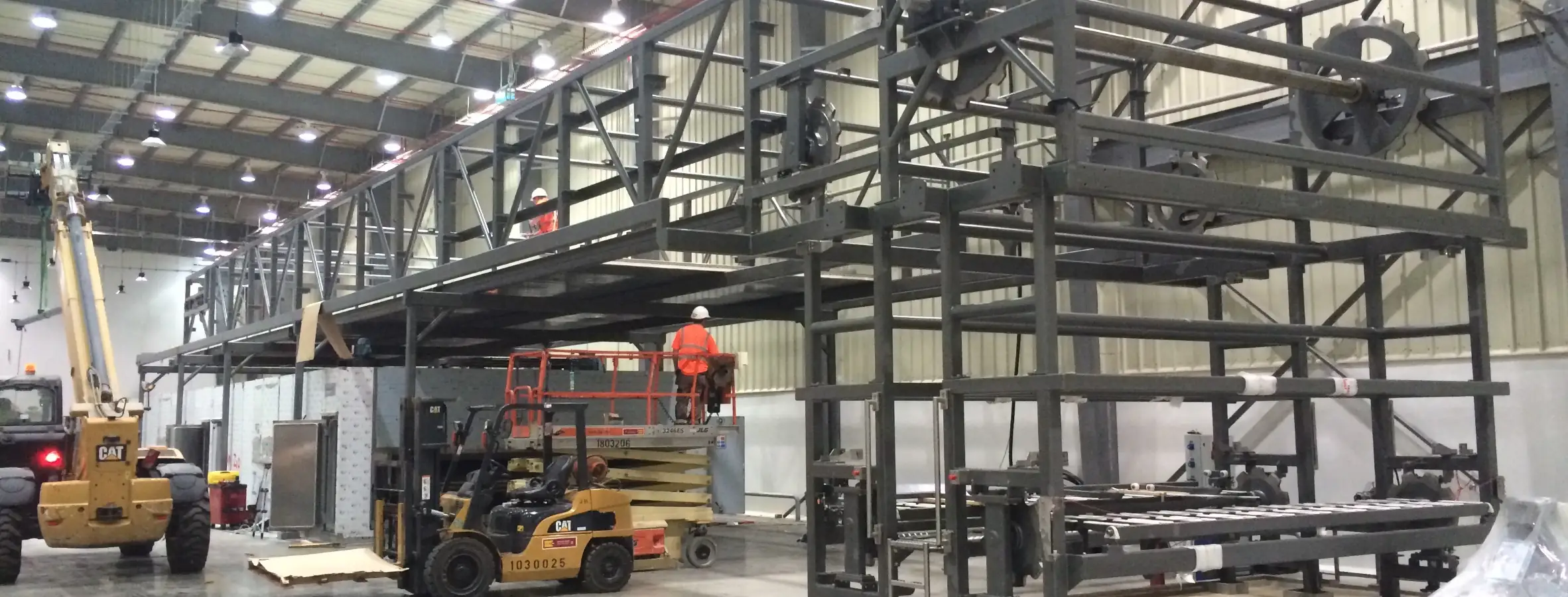 Steel work at a bakery