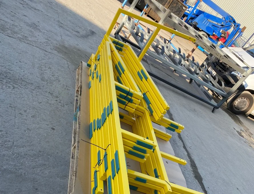 Powder coating frame